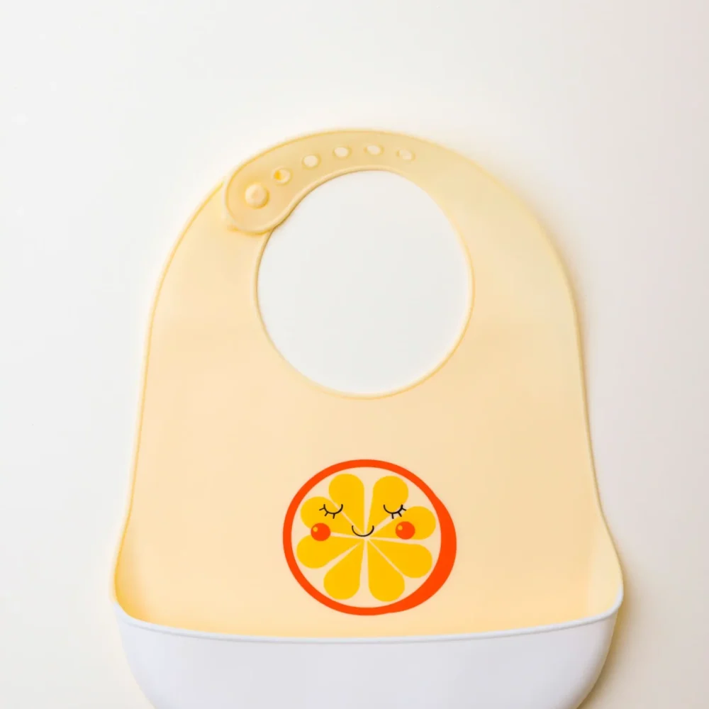 Waterproof Cream High Silicon Baby Bibs