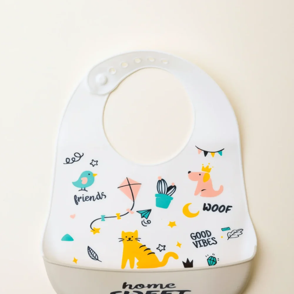 Waterproof High Silicon Baby Bibs