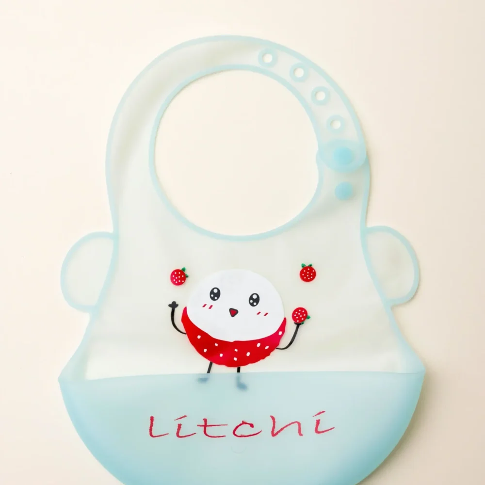 Waterproof Medium Silicon Baby Bibs With Ears