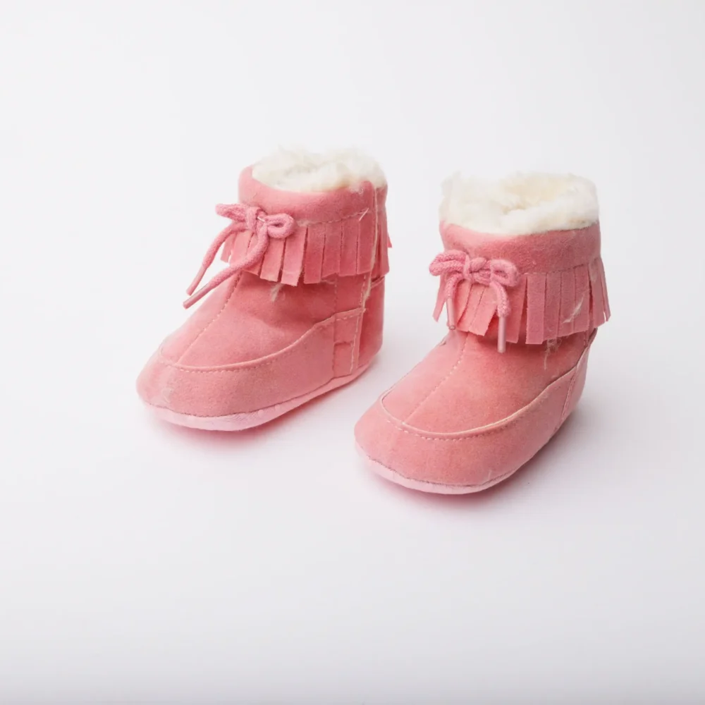 High Quality Tassel Warm Plush Lining Outdoor Snow Boy Girl