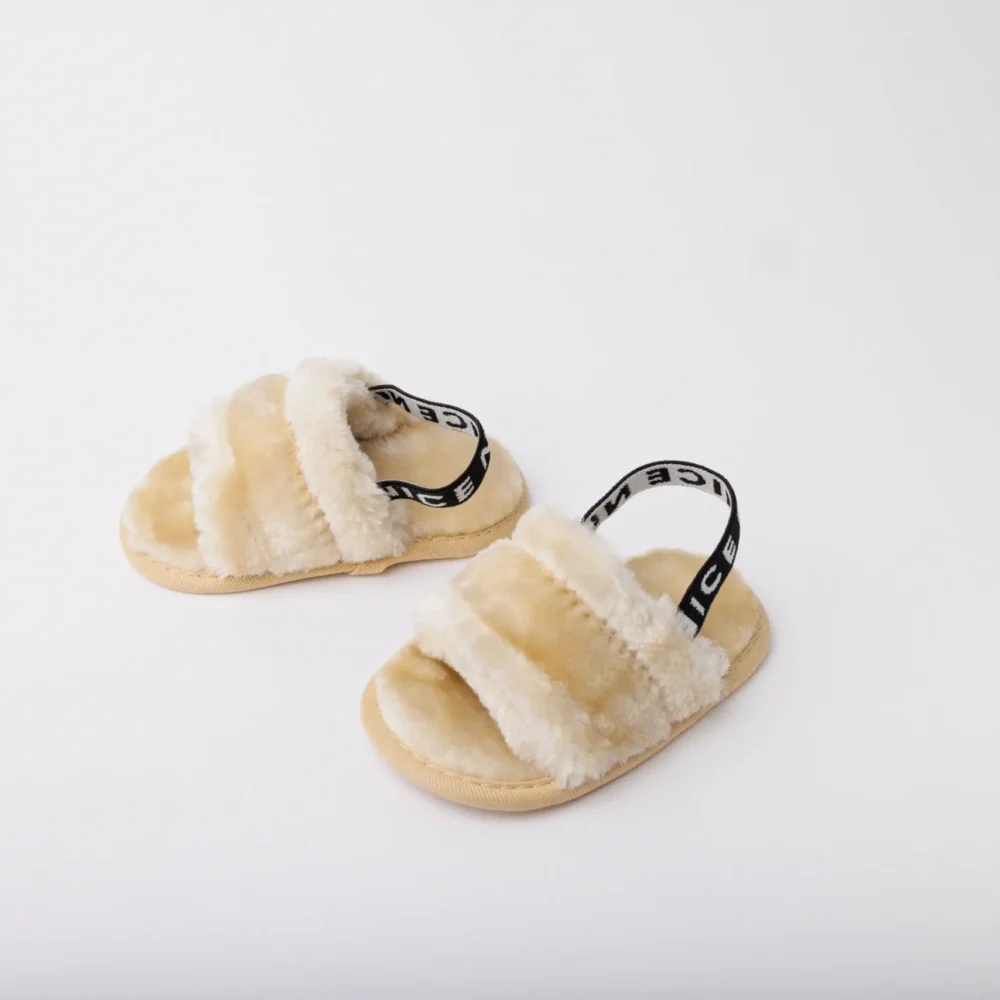 Baby Girl Fluffy Slippers