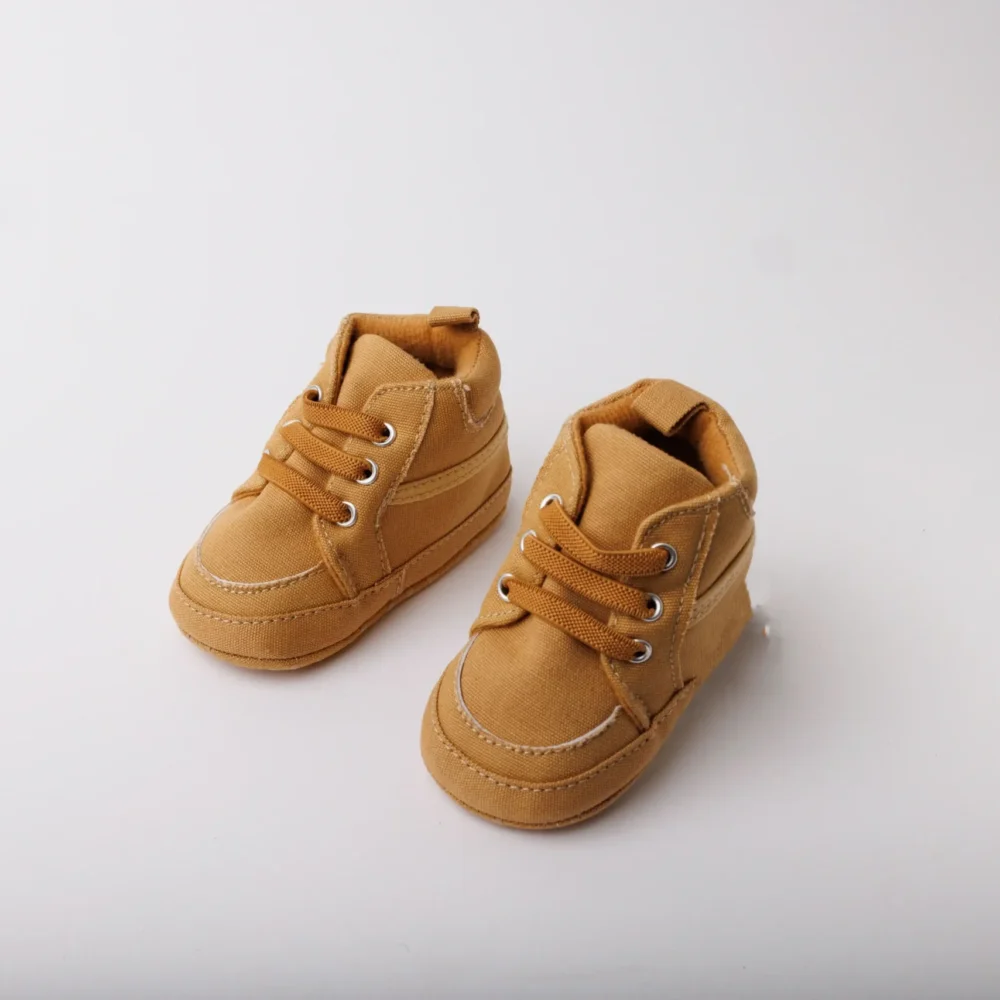 Warm Lined Comfortable Lace Shoes Baby Boys