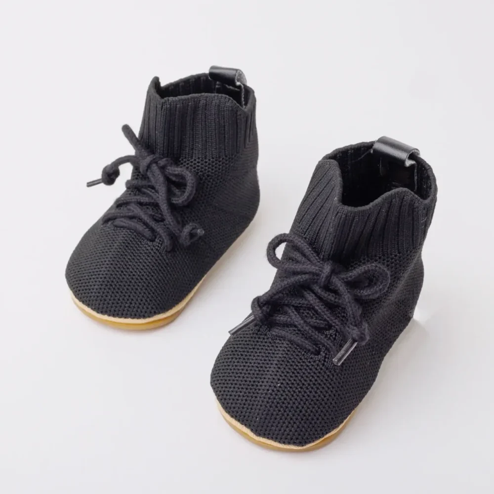 Soft Mesh Warm Knit Infant Boots