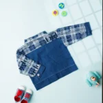 Printed Jacket Inside T-Shirt And Denim Joggers - Image 5