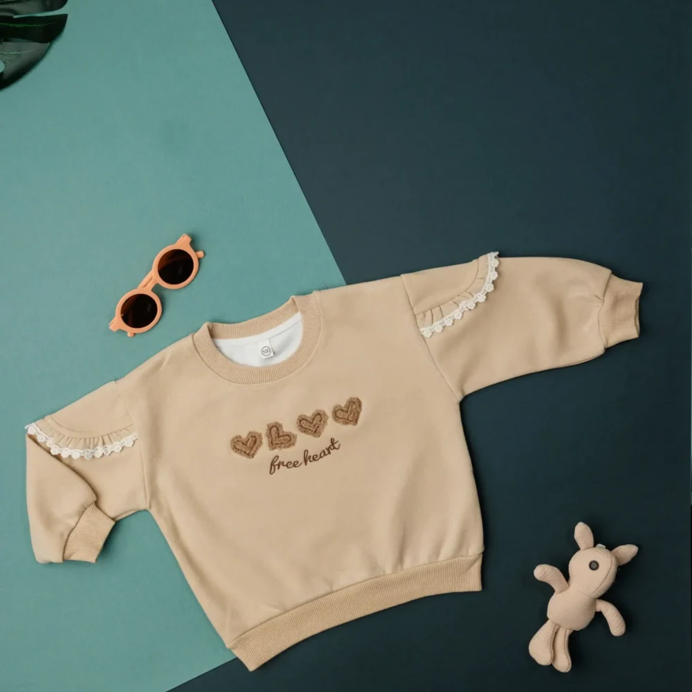 Girls Crew-Neck Sweatshirts