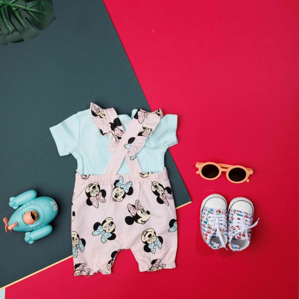 Girl Minnie Mouse Design Two Piece Set