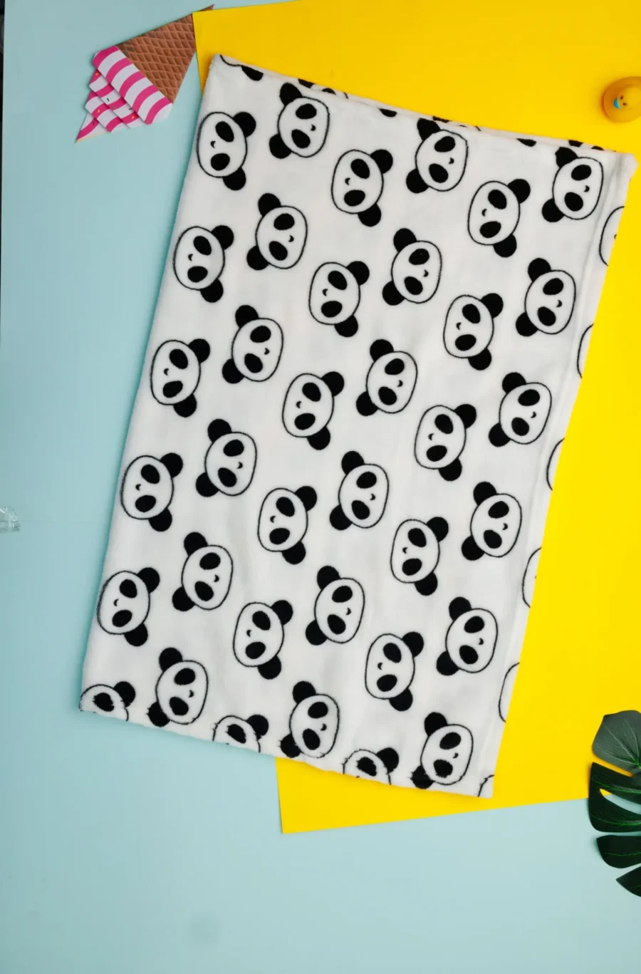 Baby Soft Blanket And Panda Toy Set - Image 3