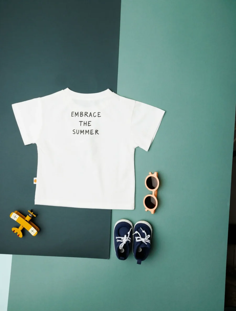 Collar Neck Kids Cotton Shirts With T-Shirt - Image 3