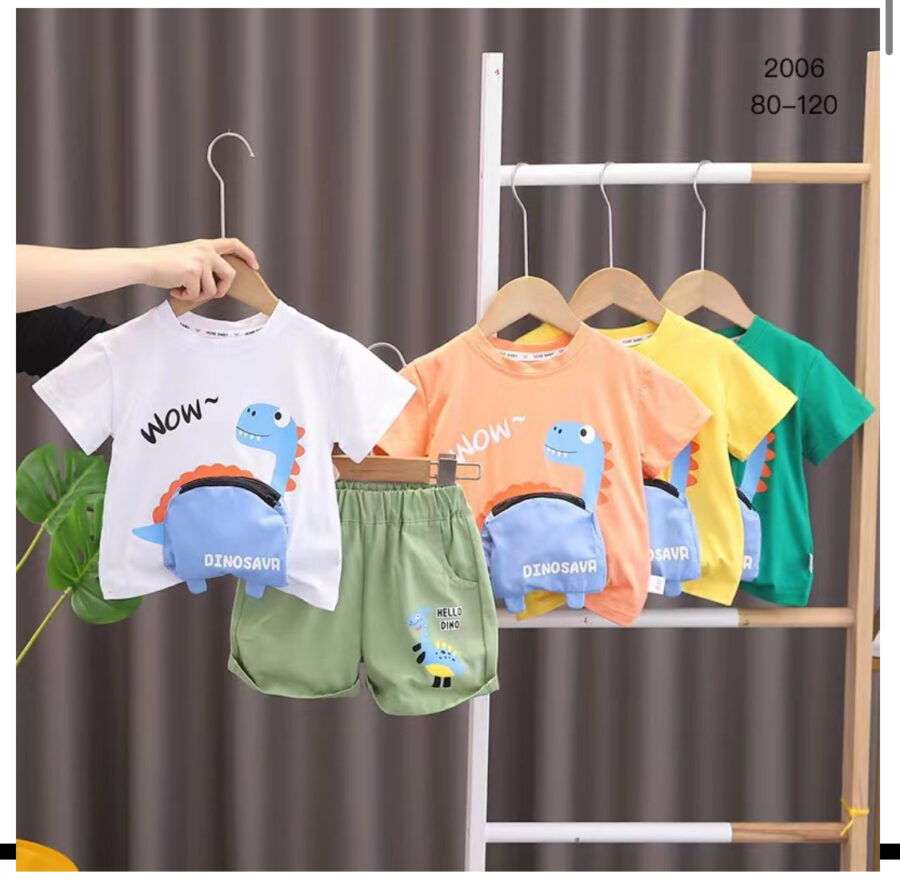 Crew Neck T-Shirt And Shorts - Image 6